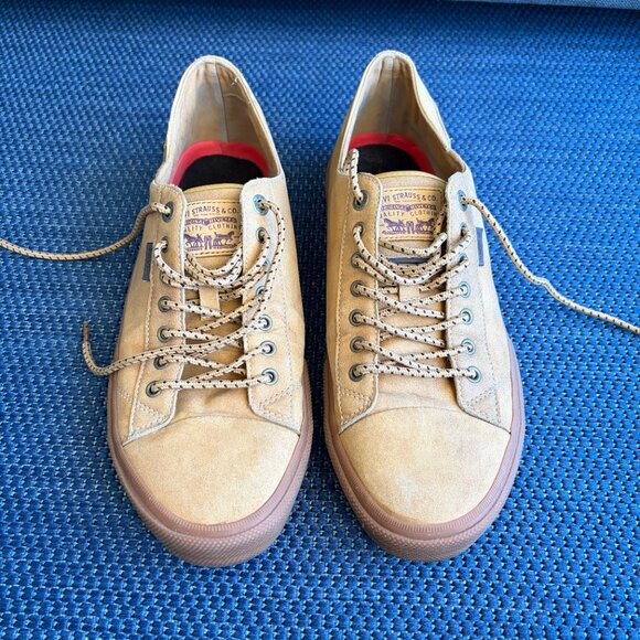 Levi’s 501 Tan Low-Top Sneakers Men’s 10 - Pre-owned - Picture 2 of 14